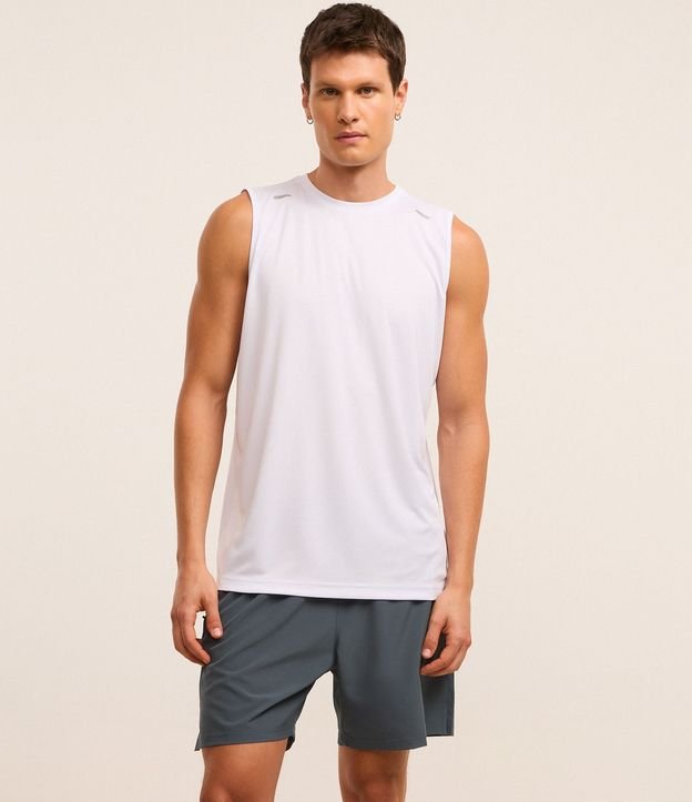Bermuda Deportiva con Estampa Localizada Reflectante 6
