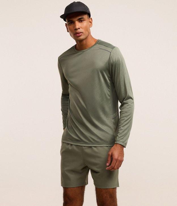 Bermuda Deportiva con Estampa Localizada Reflectante 5