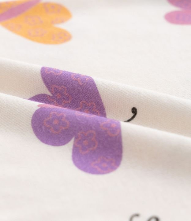 Blusa Infantil con Estampa Maripositas - Talle 1 a 6 años 4