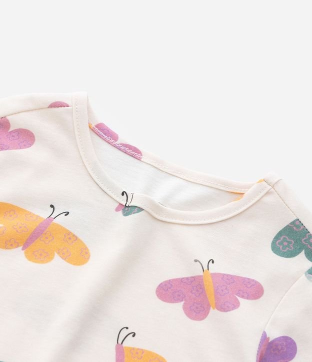 Blusa Infantil con Estampa Maripositas - Talle 1 a 6 años 5