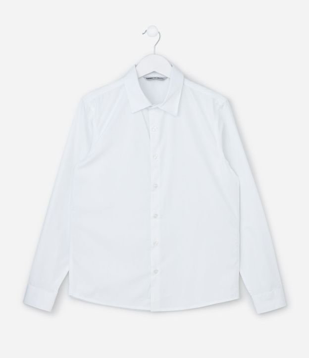 Camisa Infantil con Fibra de Bambu y Cierre por Botones - Talle 5 a 14 años 2
