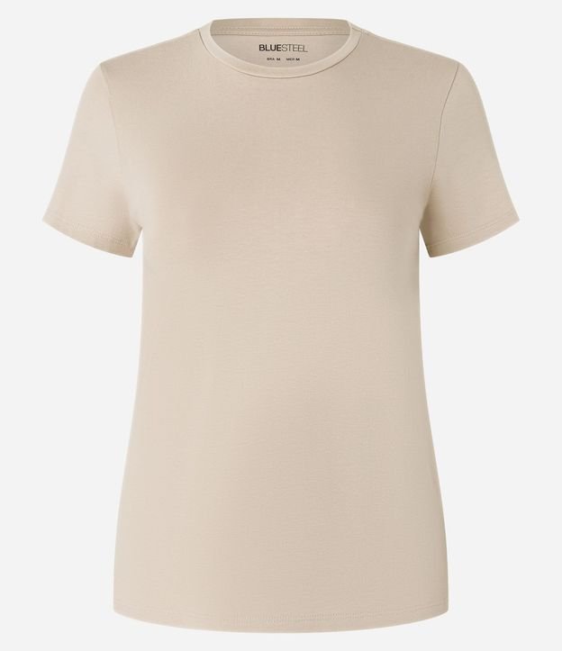 Blusa en Algodón Spandex con Manga Corta