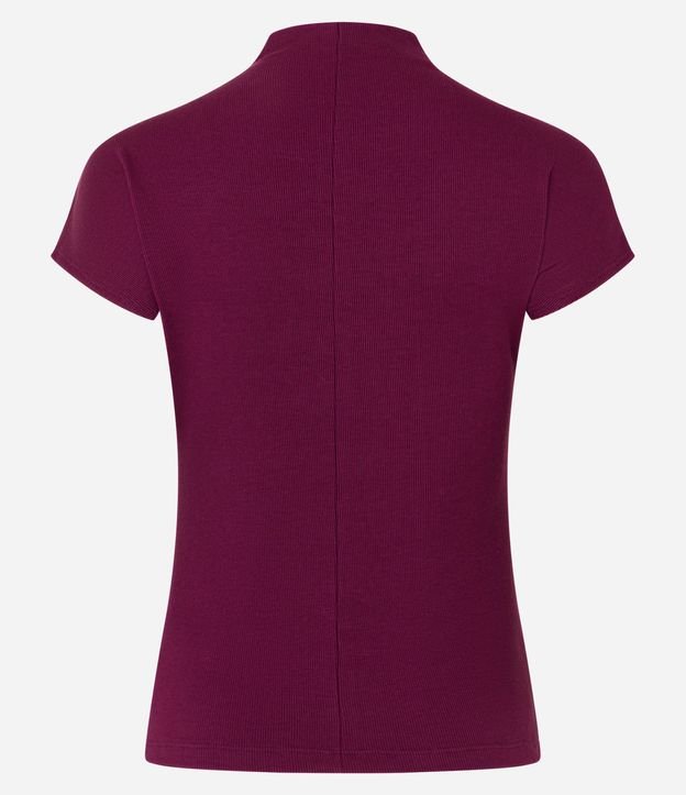 Blusa en Viscosa Seamless con Cuello Alto 13