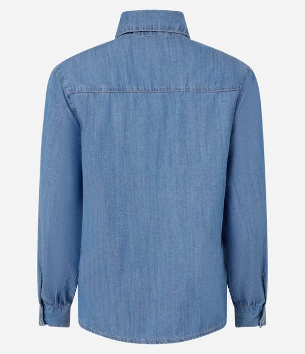 Camisa Jeans Liocel con Fruncidos en los Puños 8
