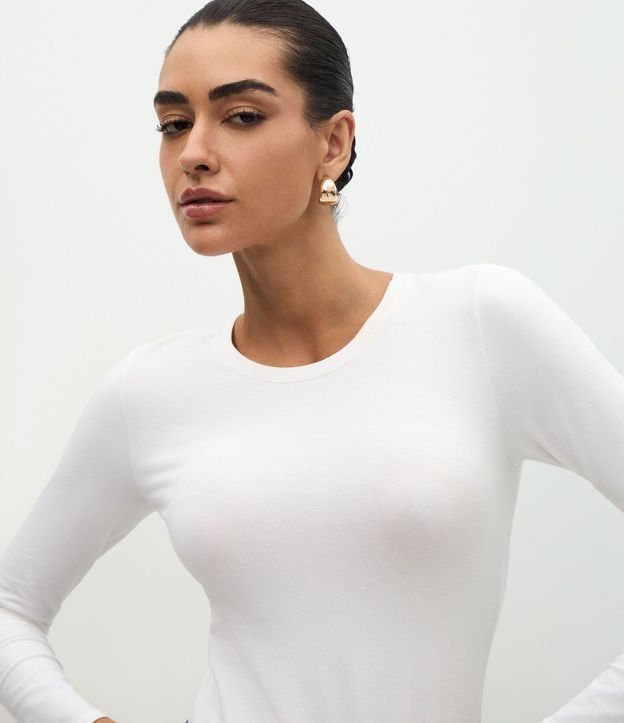Blusa en Algodón con Cuello Redondo 5