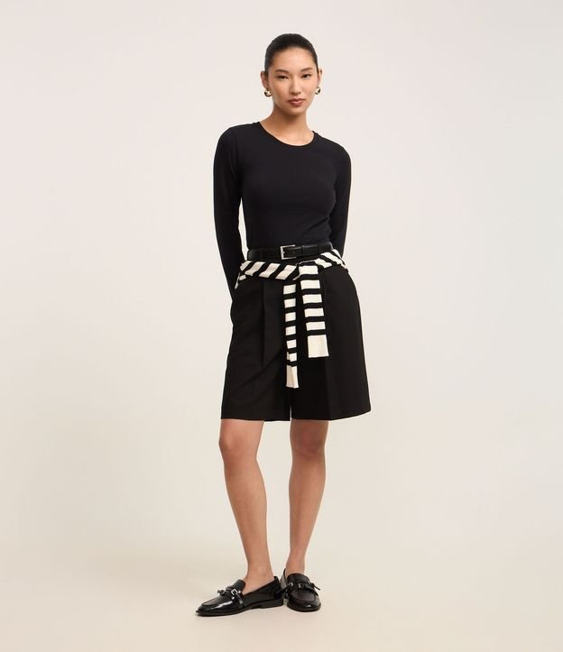 Blusa en Algodón con Cuello Redondo 2
