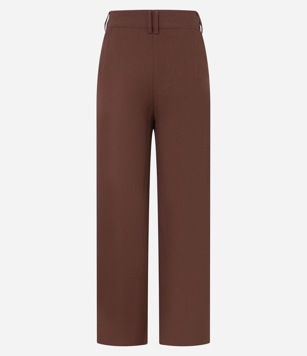 Pantalón Wide Leg Sastrería Cintura Alta en Viscolino 10