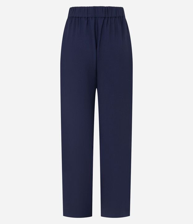 Pantalón Boho Reta Cintura Alta en Viscosa con Frisos 6