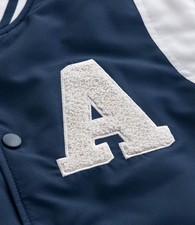 Campera College Bomber Infantil con Estampa Lettering - Talle 5 A 14 años 6