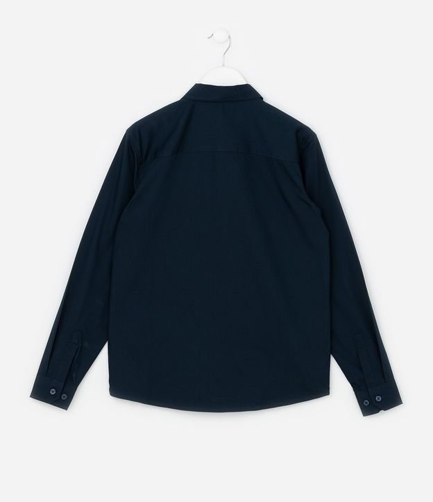 Camisa Infantil con Fibra de Bambu y Cierre por Botones - Talle 5 a 14 años 3