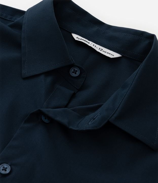 Camisa Infantil con Fibra de Bambu y Cierre por Botones - Talle 5 a 14 años 5