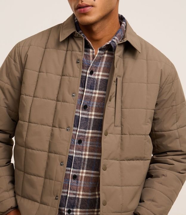 Campera en Capitoneada con Cuello Polo 4