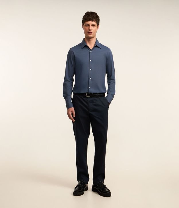 Camisa Slim en Algodón Performance Easy Care 2