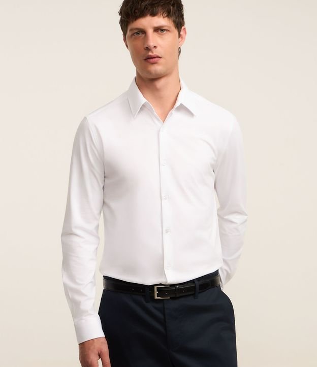 Camisa Slim en Algodón Performance Easy Care