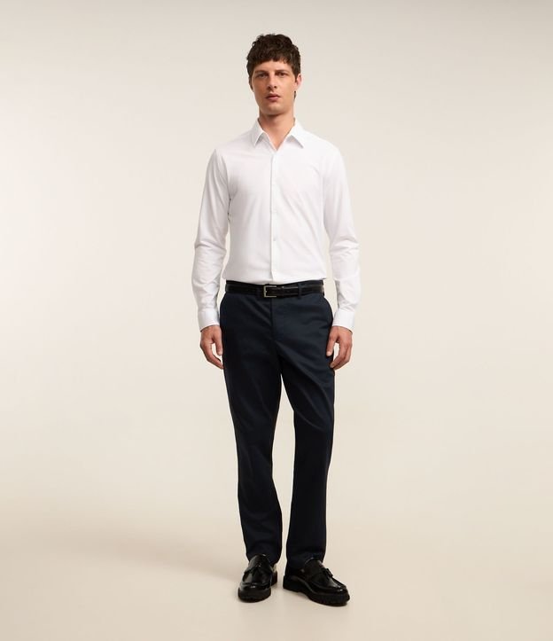 Camisa Slim en Algodón Performance Easy Care 3