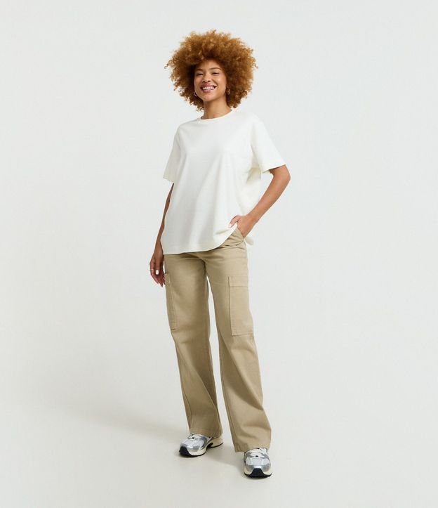 Remera Boxy en Algodón con Manga corta 2