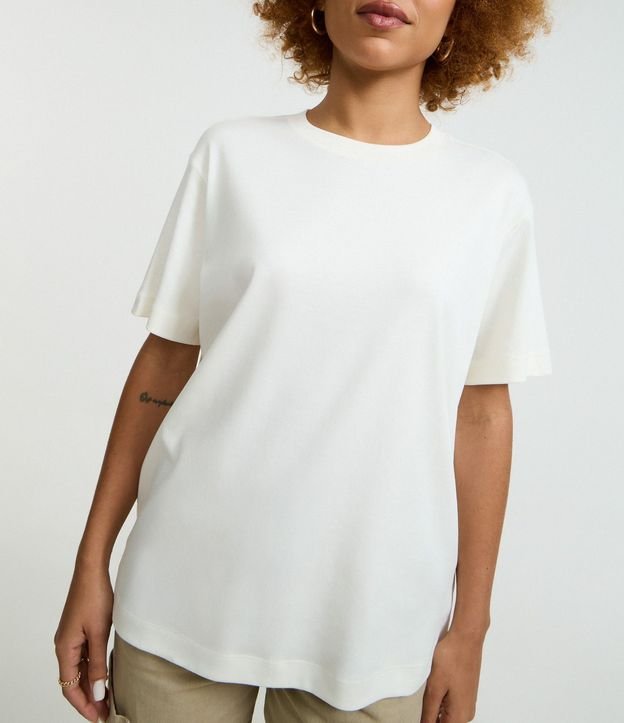 Remera Boxy en Algodón con Manga corta 3