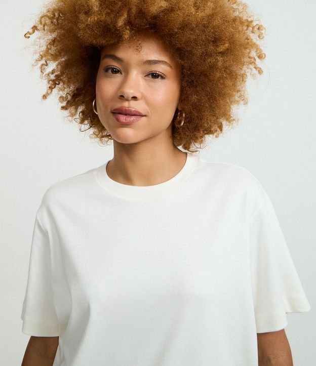 Remera Boxy en Algodón con Manga corta 4