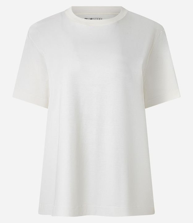 Remera Boxy en Algodón con Manga corta 5