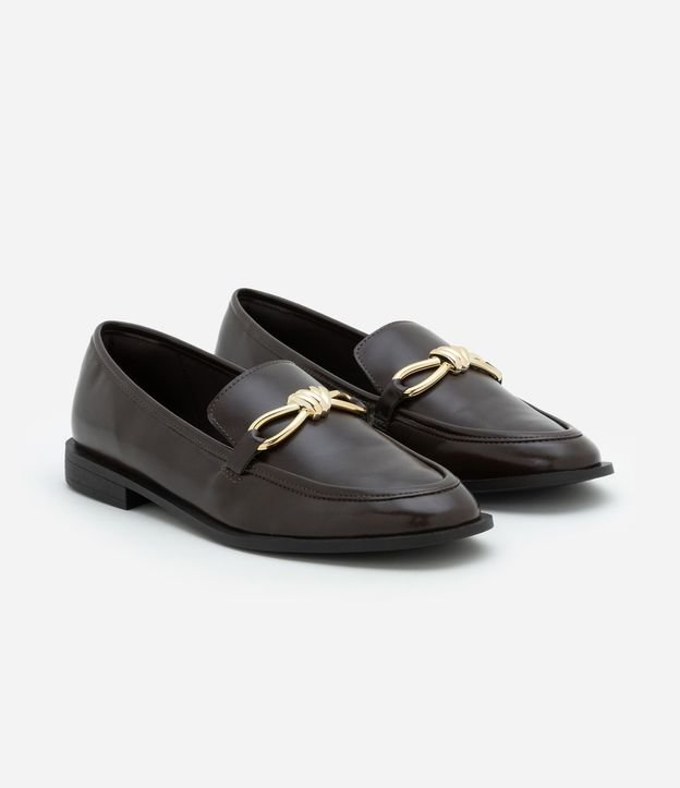 Zapato Mocasine en PU con Detalle Metálico 4