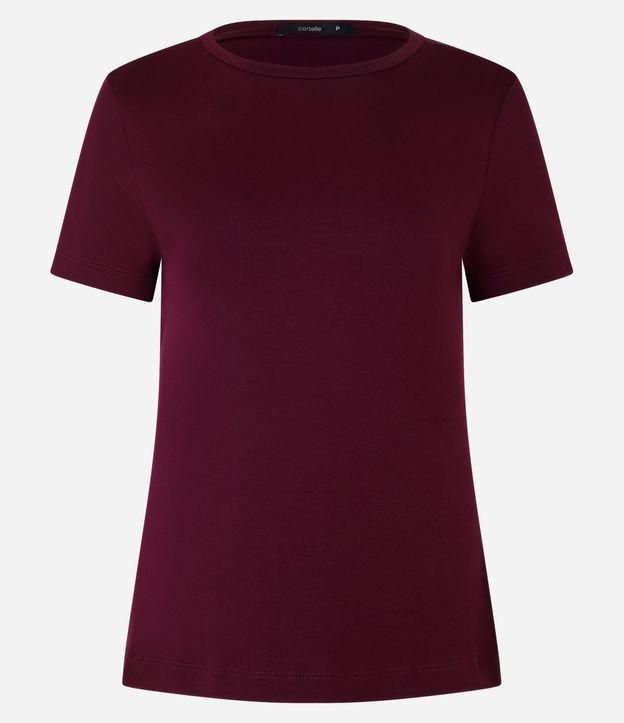Blusa Básica en Viscosa con Escote Redondo 6