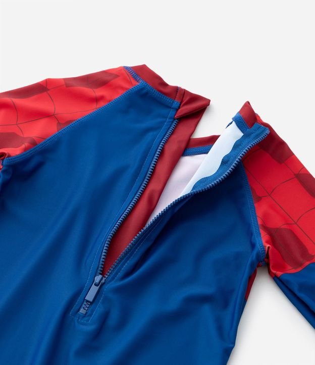 Mono Infantil con Protección UV y Estampa Hombre-Araña - Talle 3 a 8 años 4