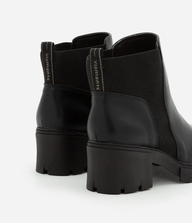 Bota Chelsea en PU con Suela Track y Detalle Acanalado 3