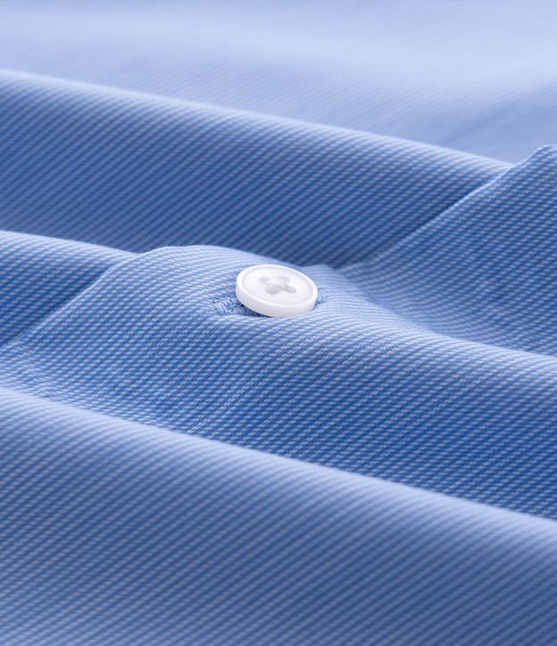 Camisa Slim con Fibra de Bambú Maquinetada con Rayas 7