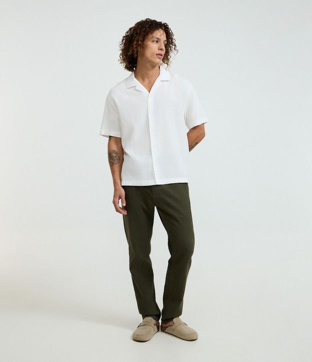 Pantalón Skinny en Sarga con Elastano 1