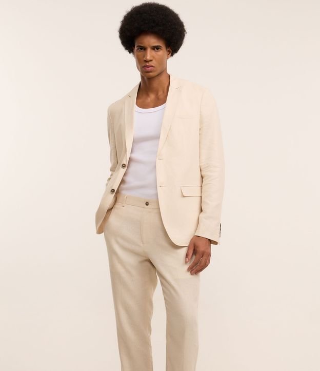 Pantalón Relaxed en Viscolino con Cintura Trabilla 3