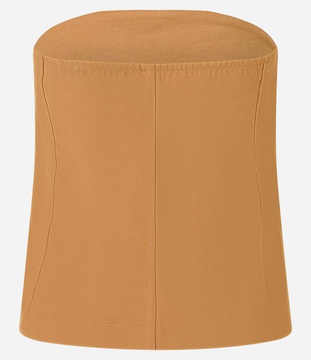 Blusa en Sastrería Twill Sin Breteles 7