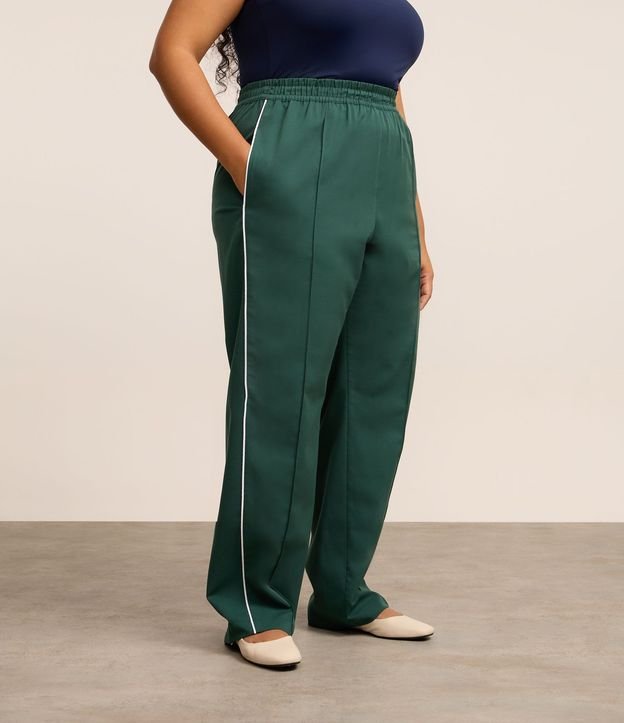 Pantalón Recto Sportcore en Crepé Curve & Plus Size 2