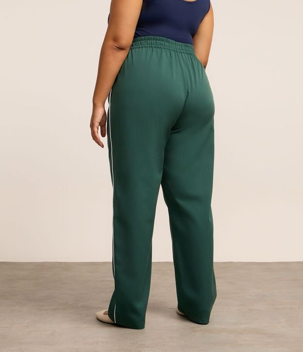Pantalón Recto Sportcore en Crepé Curve & Plus Size 3