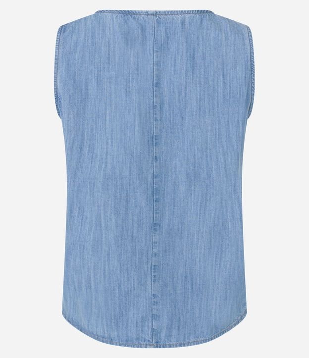 Blusa Sin Manga en Jeans 7