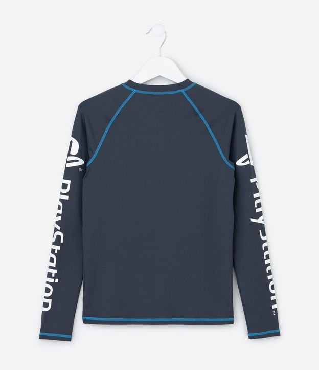 Remera Infantil con Protección UV Estampa Playstation - Talle 5 a 14 años 2