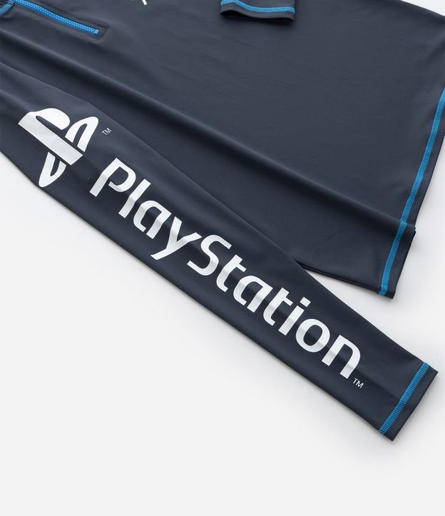 Remera Infantil con Protección UV Estampa Playstation - Talle 5 a 14 años 5