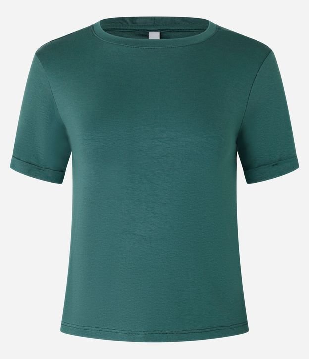 Blusa Básica en Viscosa con Manga Dobrada 6