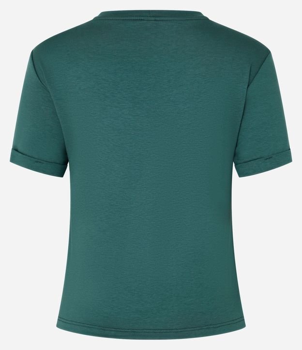 Blusa Básica en Viscosa con Manga Dobrada 7