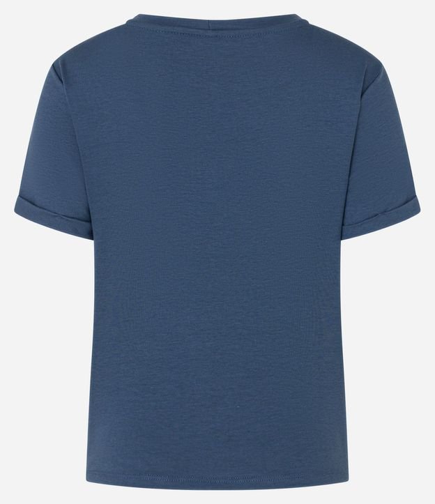 Blusa Básica en Viscosa con Manga Dobrada 7