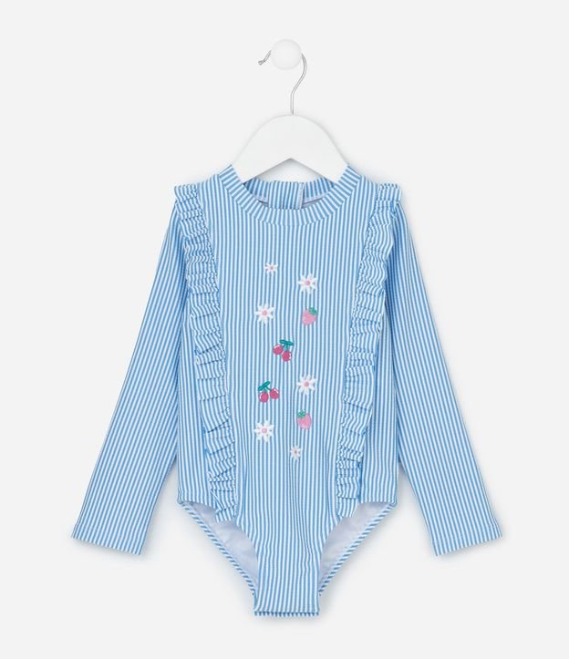 Malla Infantil con Protección UV y Volados - Talle 1 a 4 años 1