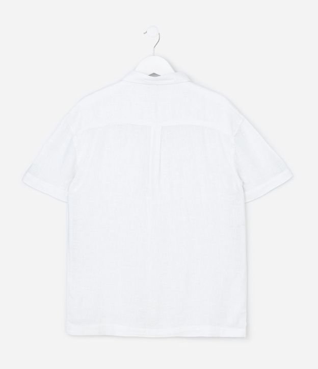 Camisa Infantil en Viscolino con Bolsillo - Talle 5 a 14 años 3