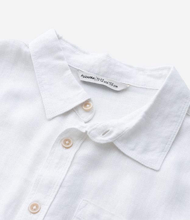Camisa Infantil en Viscolino con Bolsillo - Talle 5 a 14 años 5