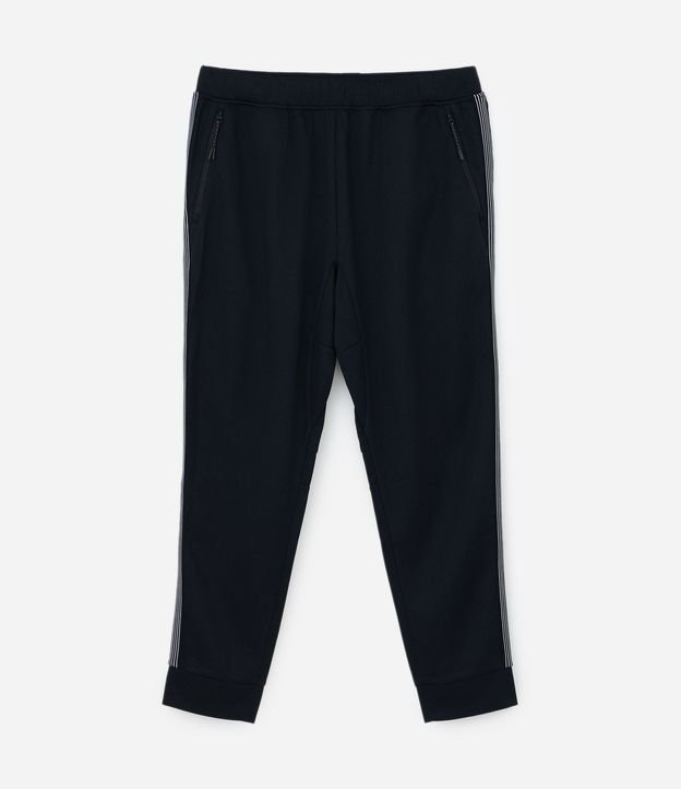 Pantalón Deportiva con Cintura Elástica y Detalle Lateral Contrastante 5