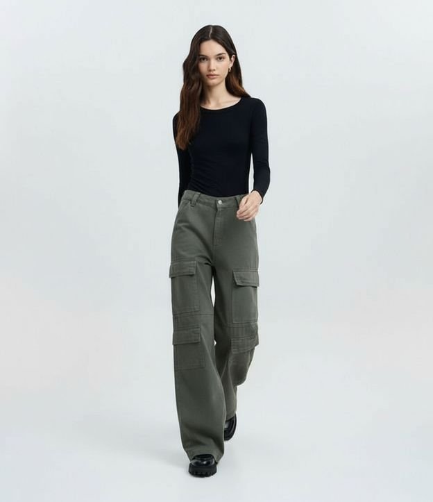 Blusa en Rib con Cuello Redondo 2