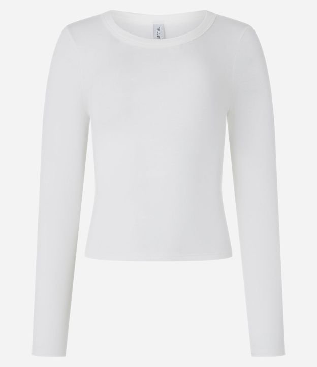 Blusa en Rib con Cuello Redondo 4