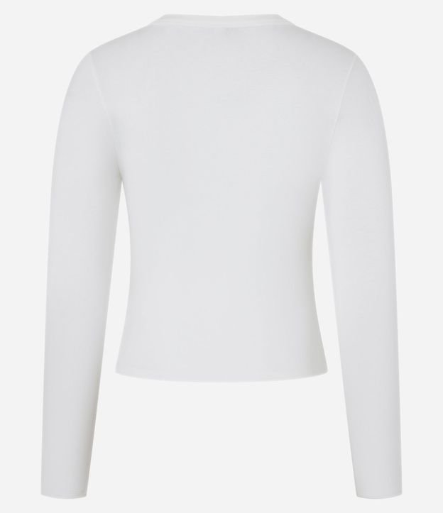 Blusa en Rib con Cuello Redondo 5