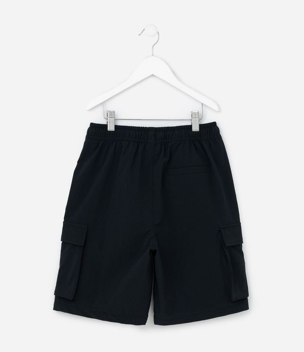 Bermuda Infantil en Poliamida con Bolsillo Cargo - Talle 5 a 14 años 3
