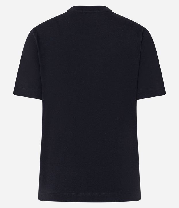 Remera Slim en Algodón con Bloco de Lentejuelas 8
