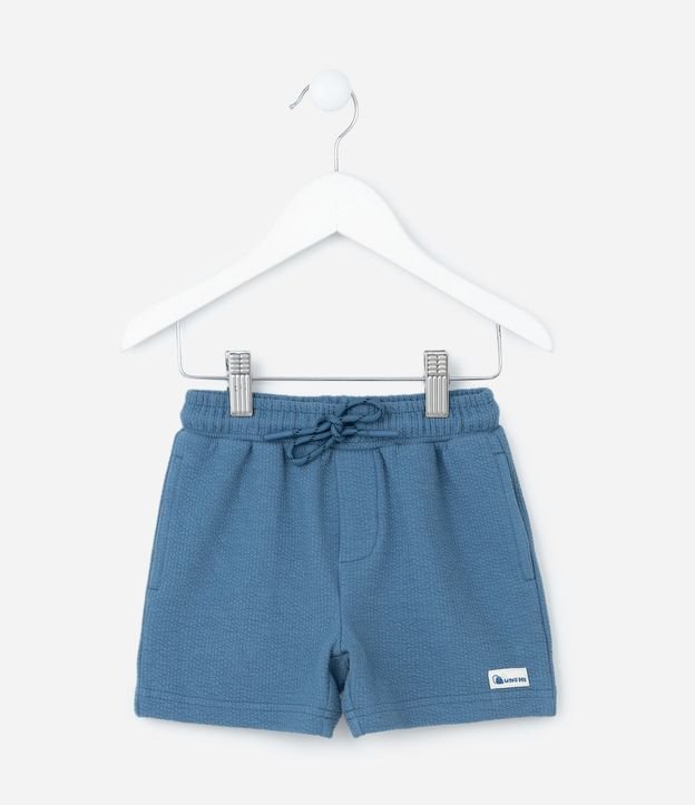 Bermuda Infantil Texturizada con Bolsillos - Talle 1 a 6 años