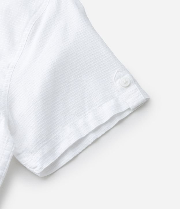 Camisa Infantil Bata Texturizada - Talle 5 a 14 años 5